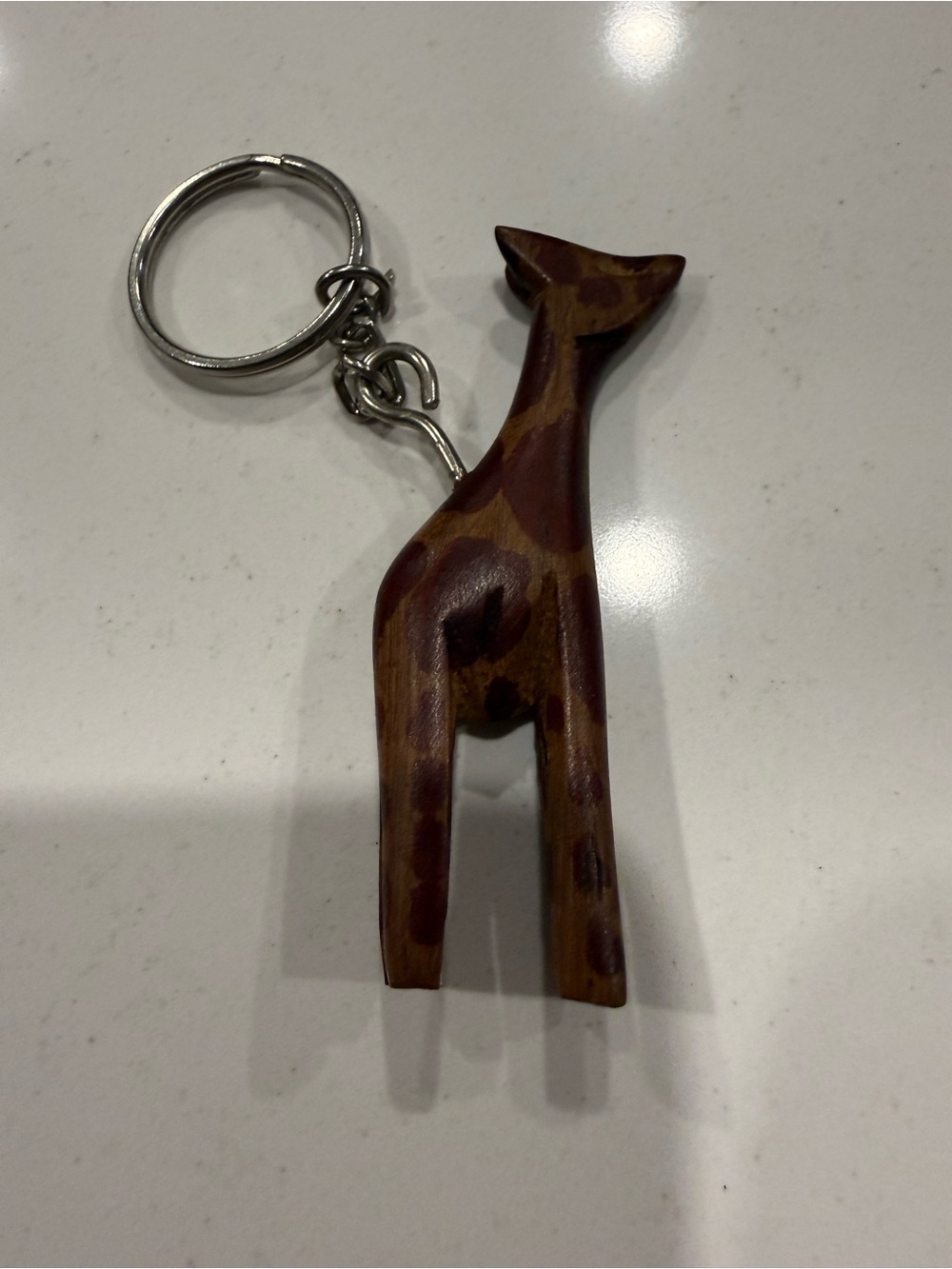 Vintage Keychain Giraffe Wooden Giraffe Key Holder Beautiful